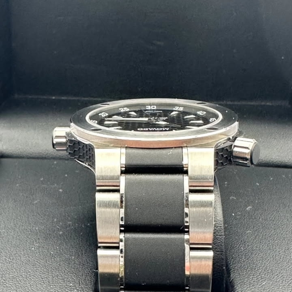 Movado Black Stainless Steel Watch - Picture 6 of 13